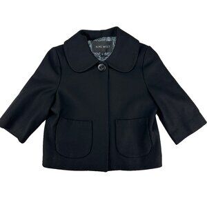 ❣️SOLD❣️ Nine West Black Crop Wool Jacket Size S